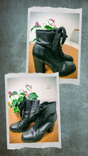 Bota de Couro Arezzo