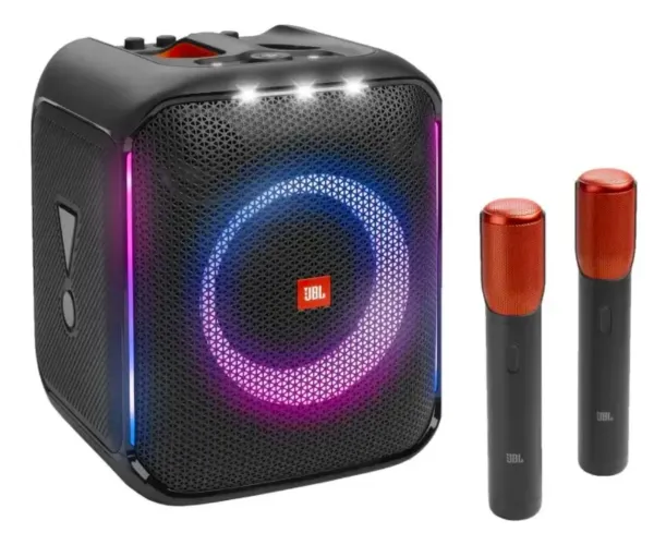 Jbl - Caixa De Som Partybox Encore 2 Microfones - Preta