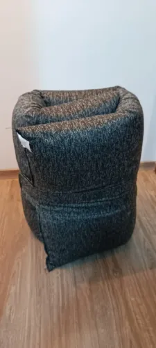 Futon Colchonete Dobrável De Espuma Solteiro Grafite (2 unidades)