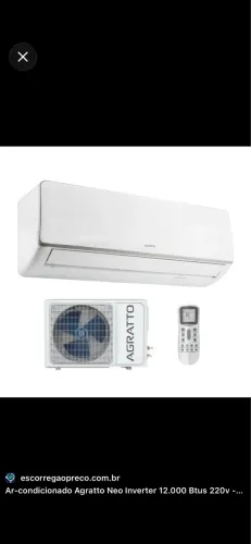 Vendo ar-condicionado Agrato , apenas 3 meses de uso, motivo da venda, mudança.