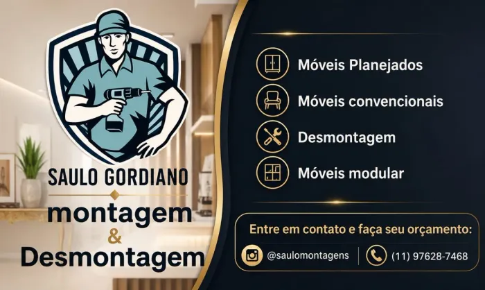 Montador de Móveis - Profissional Experiente