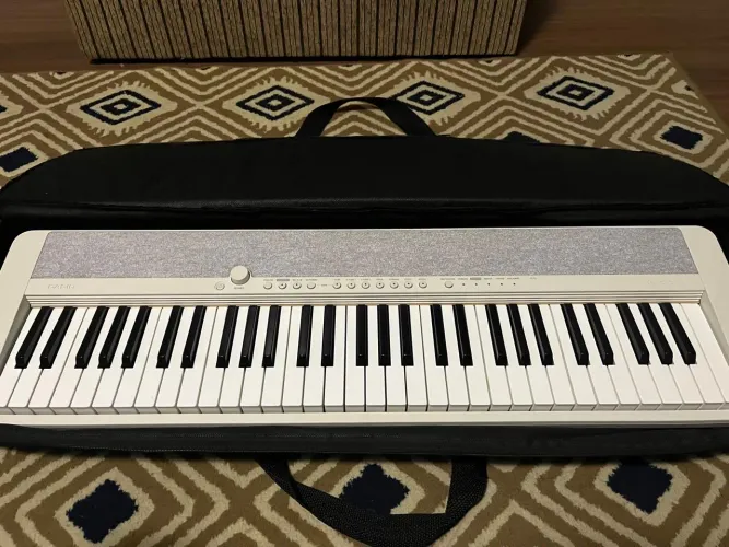 Teclado Casio CT S1, com dez timbres profissionais da Casio , mais bag, mais suporte Stay