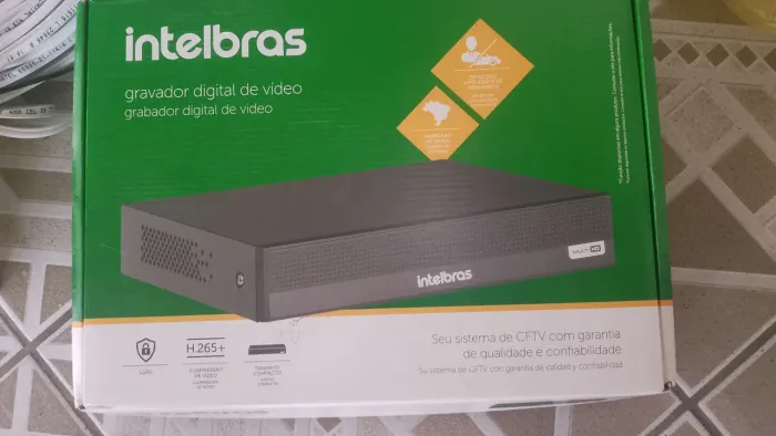 DVR mais câmera Full hd Intelbras mais cabo