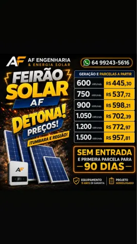 instalação fotovoltaica