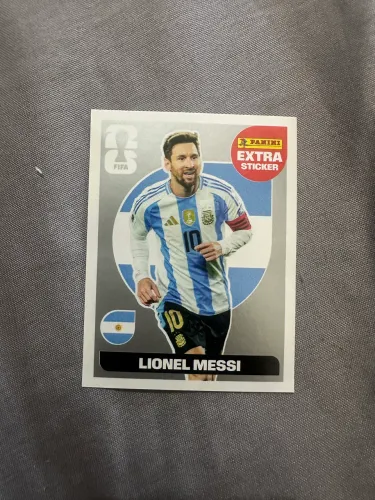 Figurinha rara MESSI 
