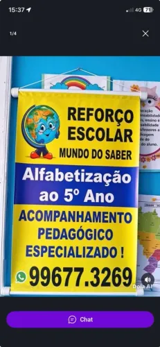 Reforço escolar Mundo do Saber-Olinda