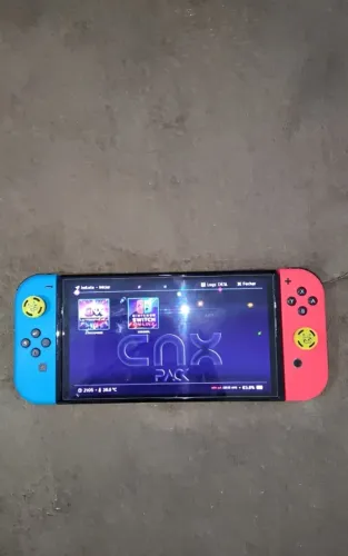 Nintendo Switch OLED Neon Desbloqueado 256GB