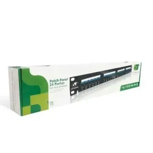 Patch panel cat5e 24 portas gts network