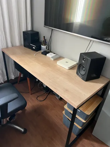 Mesa estilo industrial 