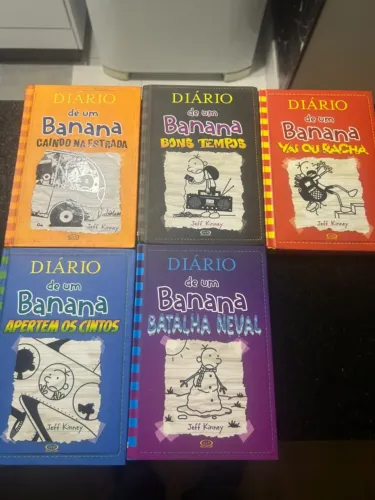 Coleção Diário De Um Banana Capa Dura do 9 ao 13