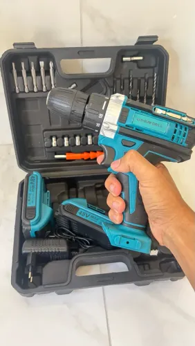 Parafusadeira 48v com duas baterias