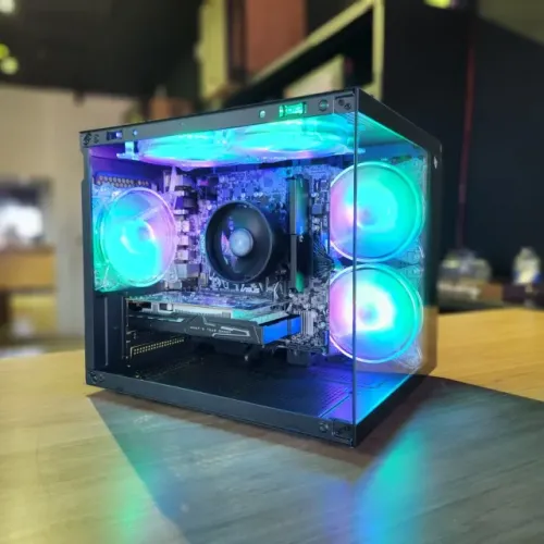 PC Gamer barato AMD Ryzen 5, 16gb DDR4, SSD nvme 512gb, GTX 1650 4gb - Com garantia