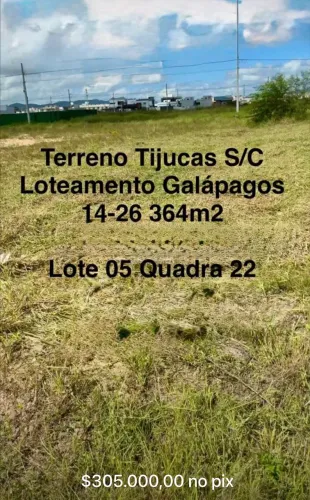 Vendo terreno loteamento galapagos