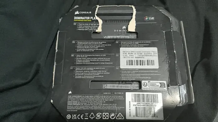 2x32 DDR5 CORSAIR DOMINATOR