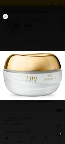 Creme acetinado Lily