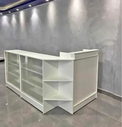 BALCÃO CAIXA + BALCÃO VITRINE EXPOSITORA