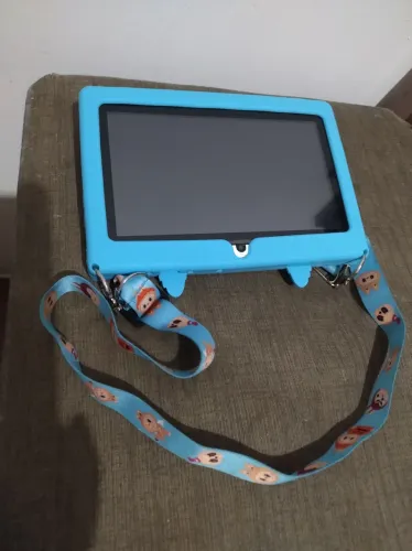 Tablet seminovo 128 GB com película roda fácil jogo Roblox