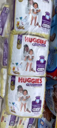 Fraudas descartáveis Huggies G XG