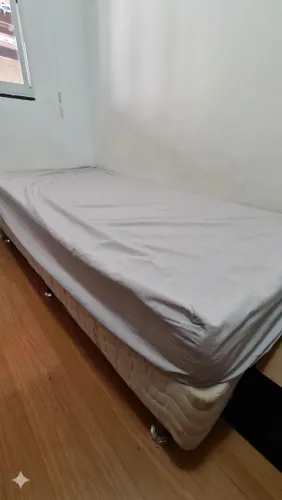 Cama BOX Solteiro Ortobom com colchão