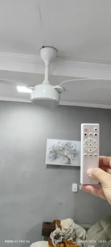Ventilador de Teto Fênix inverter Controle remoto Dupla face Sorocaba 