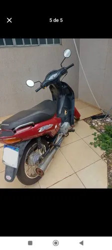 Vendo moto biz c100 cor vermelha