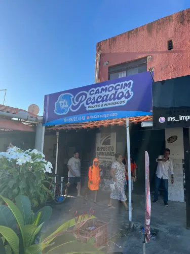 Placa em Lona para Peixaria