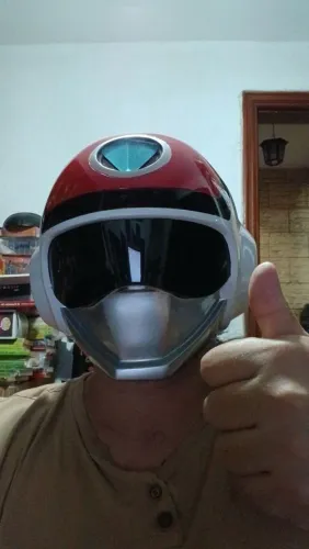 Capacete Flashman (Red Flash) - Tokusatsu