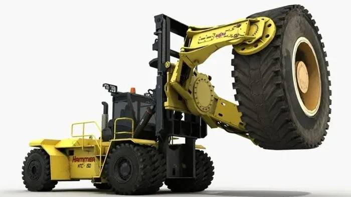 Tyre Handler Dispositivo de movimentação de Pneus de caminhão fora de estrada 10 e 20 Ton