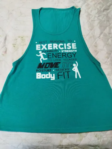 Camiseta feminina tamM academia