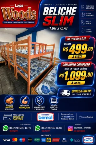 Beliche Madeira R$ 499,00 Novo  a Pronta Entrega 