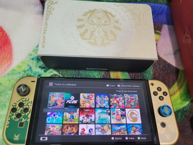 VÍDEO GAME NINTENDO SWITCH OLD ZELDA EDIÇÃO LIMITADA
