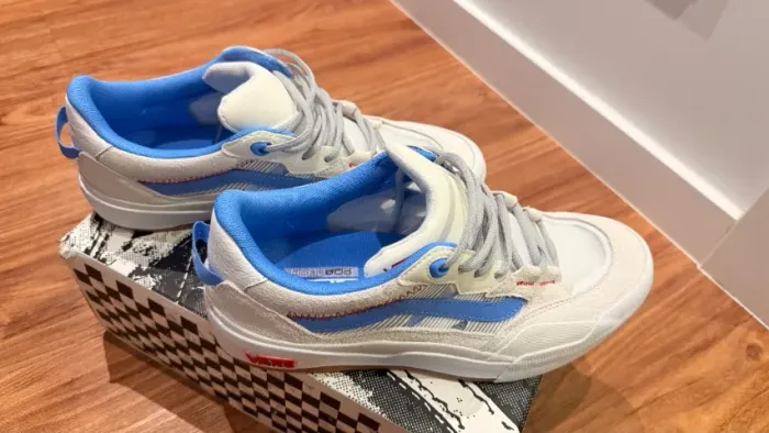 Tênis Wayvee Skate Blanc De Azure Blue