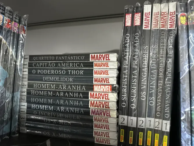Coleção biblioteca histórica da Marvel completa