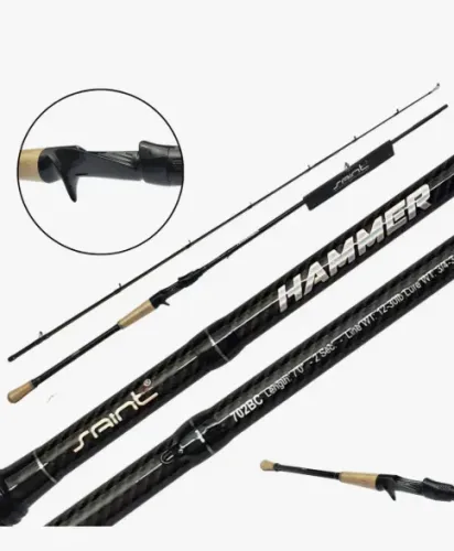 Vara Hammer 2,10m 25-50lbs (40-120g) 2 Partes Carretilha