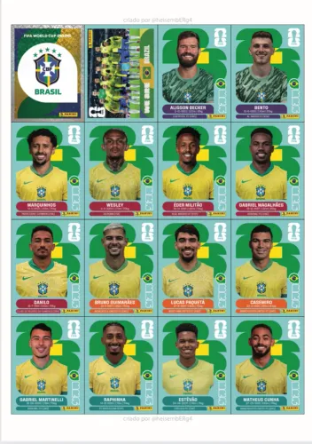 Figurinhas avulsas copa 2026