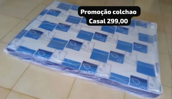 Colchao casal novo