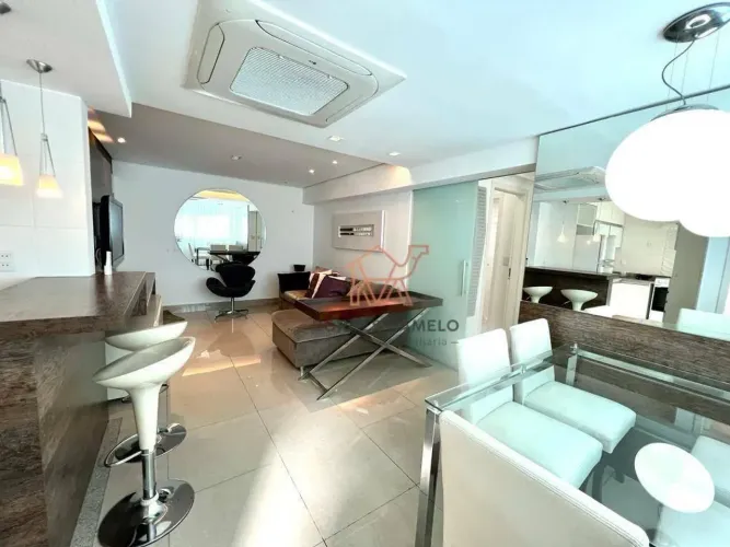 Apartamento mobiliado, 2 quartos, para locação no Lourdes/BH