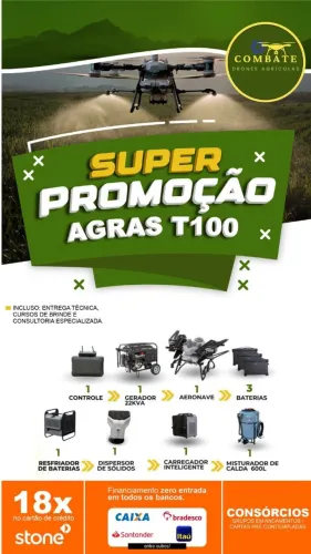 KIT COMPLETO T100 AGRAS DJI