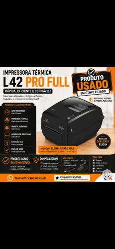 Impressora térmica l42 pró full