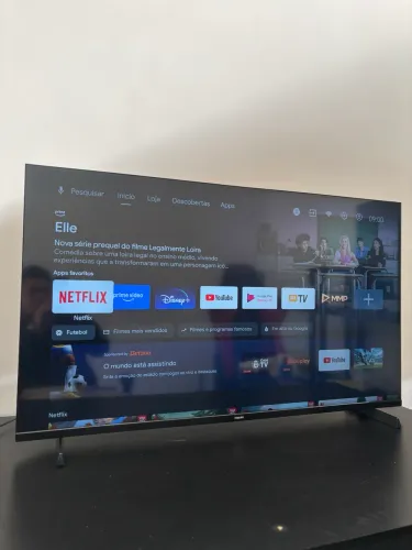 Smart TV 50 Polegadas 4K | Muito Nova e com aplicativos 