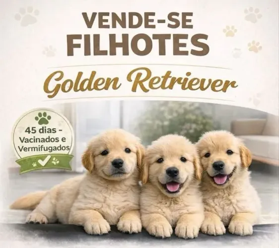 GOLDEN RETRIVER ESTILO EUROPEU VALOR 3000
