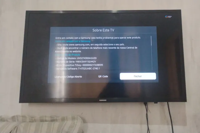 Samsung Smart TV 32" LED Wi-Fi - Modelo UN32T4300AGXZD