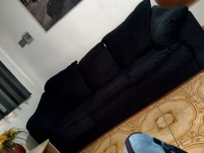 Sofá top de luxo aveludado 