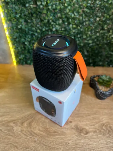 Caixa de Som Potente Com Rádio FM | Até 5h de Bateria