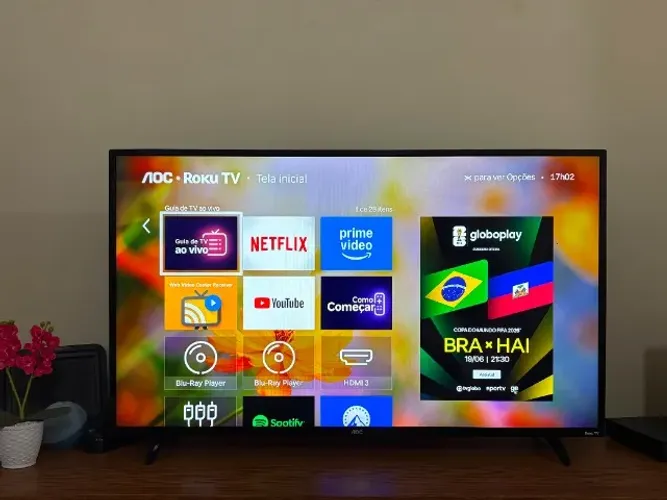 Smart TV AOC 43 Polegadas LED Roku TV