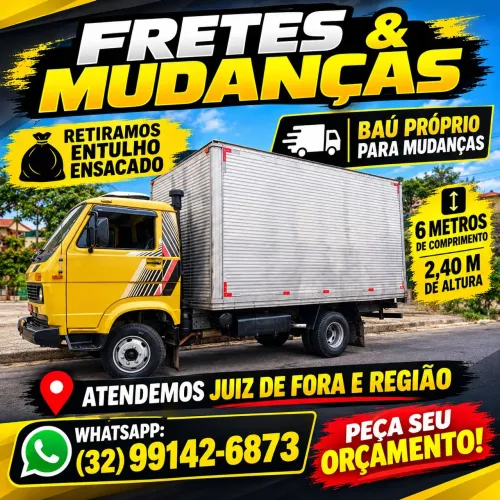 Fretes mudança retirada entulho ensacado