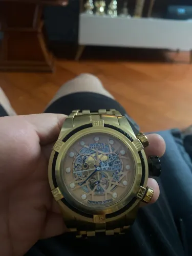 Relógio invicta série ouro 18k