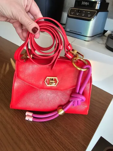 Bolsa Satchel Nó Arezzo - vermelho