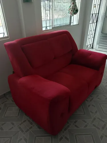 JOGO DE SOFA VERMELHO