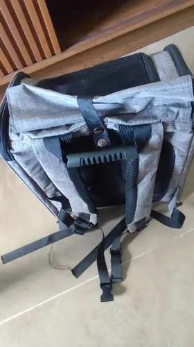Kit Pet 4 itens: Alimentador Wi-Fi + Mochila Transporte + Cadeirinha Carro + Bebedouro 6L